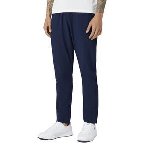 Fila Tennis Essentials Track Pants Mens Small Navy Blue Woven Drawstring Waist